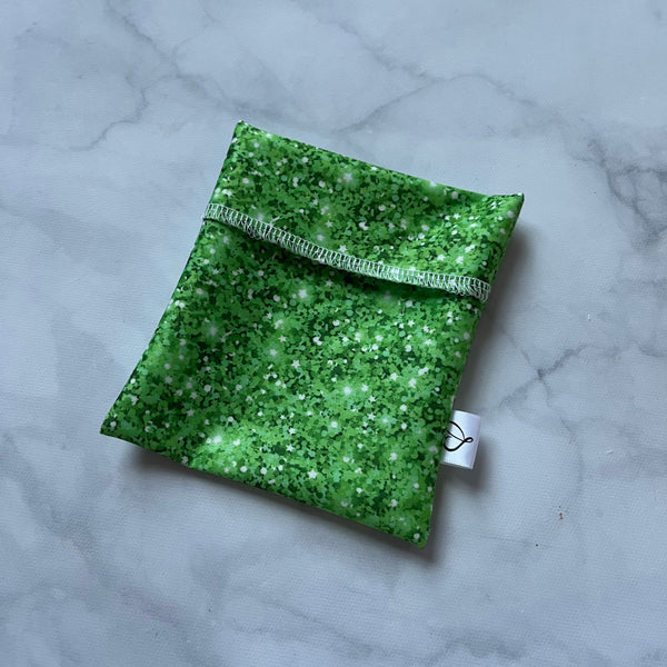 Green Glitter Pad Wrapper