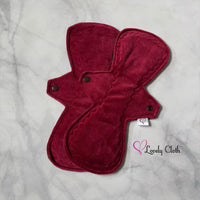 Burgundy Heavy Cloth Pad Set of 2