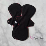 Burgundy Heavy Cloth Pad Set of 2