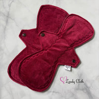 Burgundy Heavy Cloth Pad Set of 2
