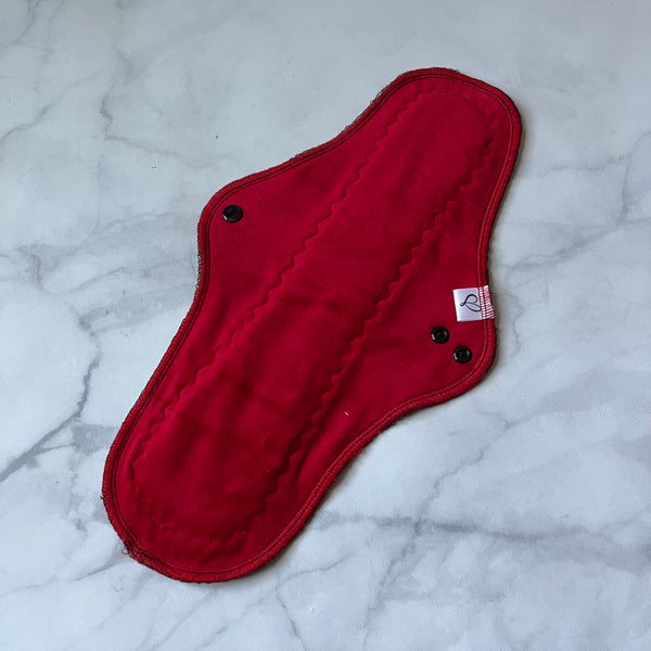 Red Cloth Pads. Choose your size.