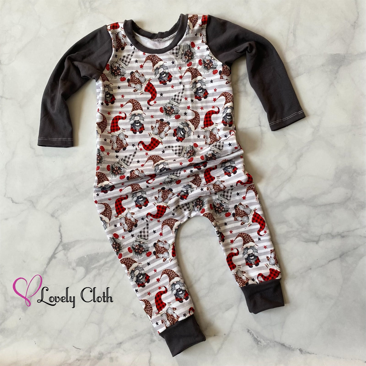 Gnomes Harem Romper Size 2-3 – Lovely Cloth